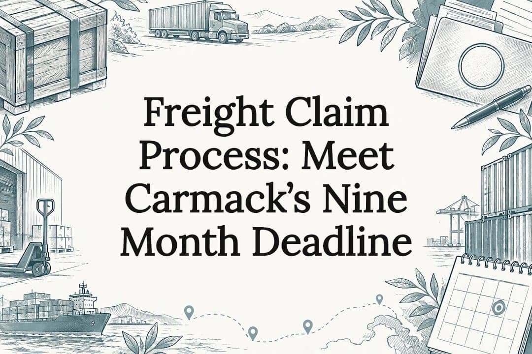 Freight Claim Process: Meet Carmack’s Nine Month Deadline