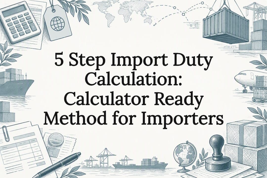 5 Step Import Duty Calculation: Calculator Ready Method for Importers